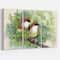 Designart - Birds of Spring - Modern Animal Painting Canvas Print